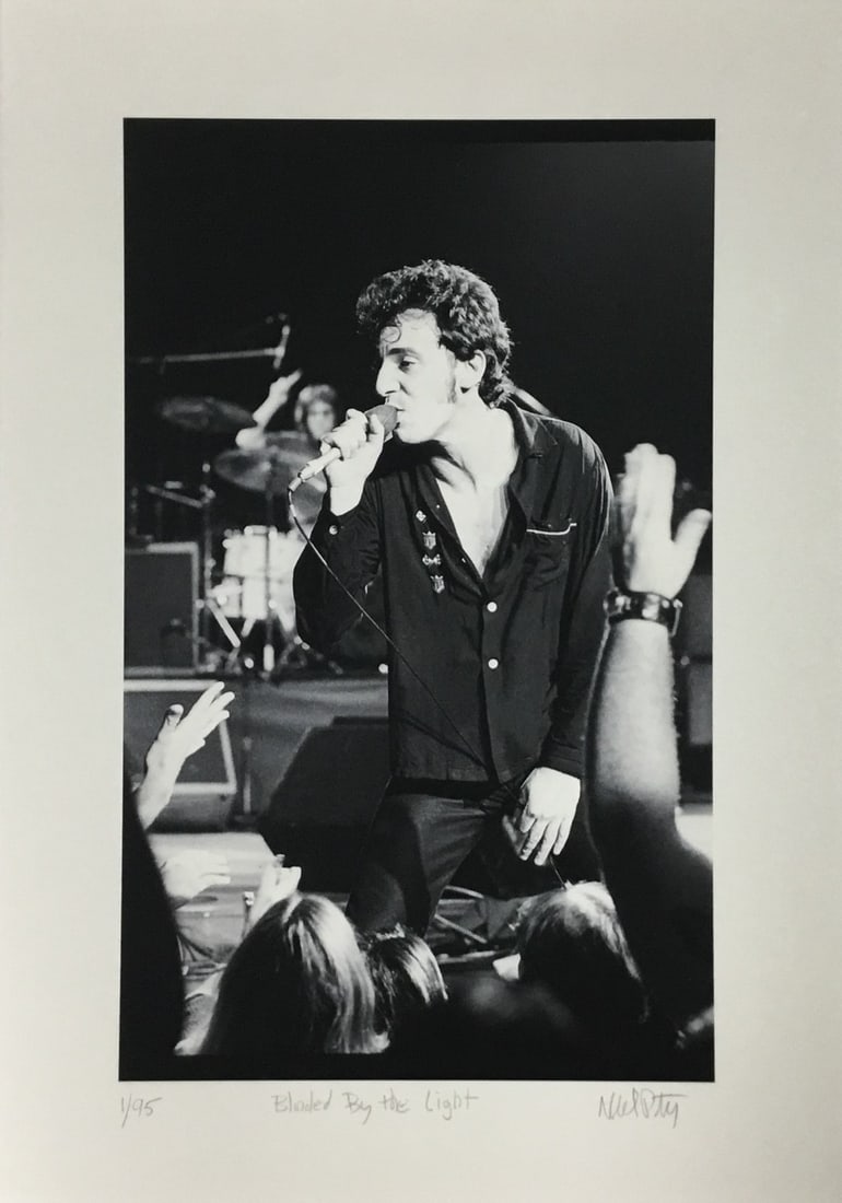 Neil Portnoy Blinded by the Light Signed Limited Edition Giclee 20 x 14: Neil Portnoy Blinded by the Light Signed Limited Edition Giclee 20 x 14 This original giclee print titled "Blinded by the Light" by Neil Portnoy features artwork inspired by Bruce Springsteen. The pie