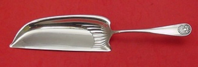 Whiting Athenian Sterling Silver Crumber 12 Inch Serving Piece: Whiting Athenian Sterling Silver Crumber 12 Inch Serving Piece This exquisite 12" crumber is crafted from sterling silver in the elegant Athenian pattern by Whiting, dating back to the period of 1850-