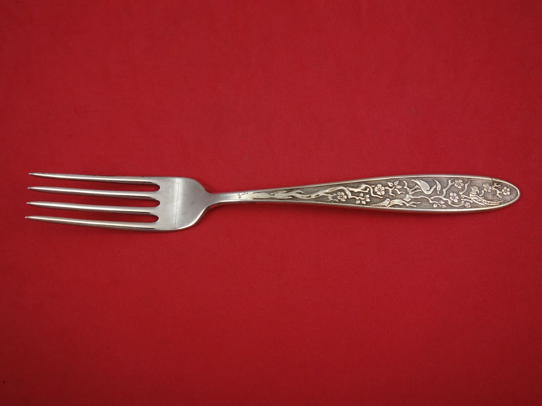 Reed & Barton Tree of Life Sterling Silver Fork 7.5 Inch: Reed & Barton Tree of Life Sterling Silver Fork 7.5 Inch This exquisite 7 1/2" regular fork features the elegant Tree of Life pattern by Reed & Barton, crafted from high-quality sterling silver. This