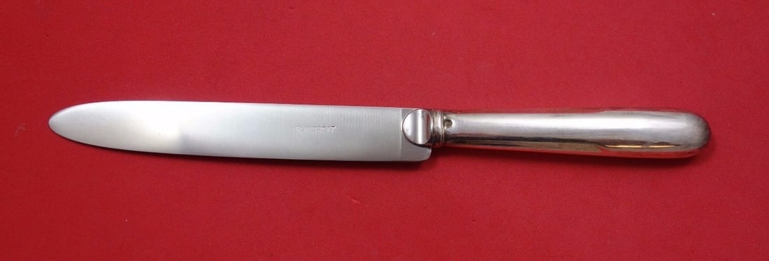 Puiforcat Louvois Sterling Silver Dinner Knife 9 3/4 Inch: Puiforcat Louvois Sterling Silver Dinner Knife 9 3/4 Inch This exquisite dinner knife from the Louvois collection by Puiforcat boasts a stunning design crafted from sterling silver. Featuring a hollow