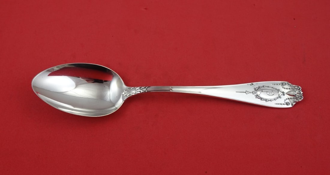 Mount Vernon Lady Wynn Sterling Silver Serving Spoon 8.25 Vintage Flatware: Mount Vernon Lady Wynn Sterling Silver Serving Spoon 8.25 Vintage Flatware This vintage serving spoon features the exquisite Lady Wynn pattern by Mount Vernon, crafted from high-quality sterling silve