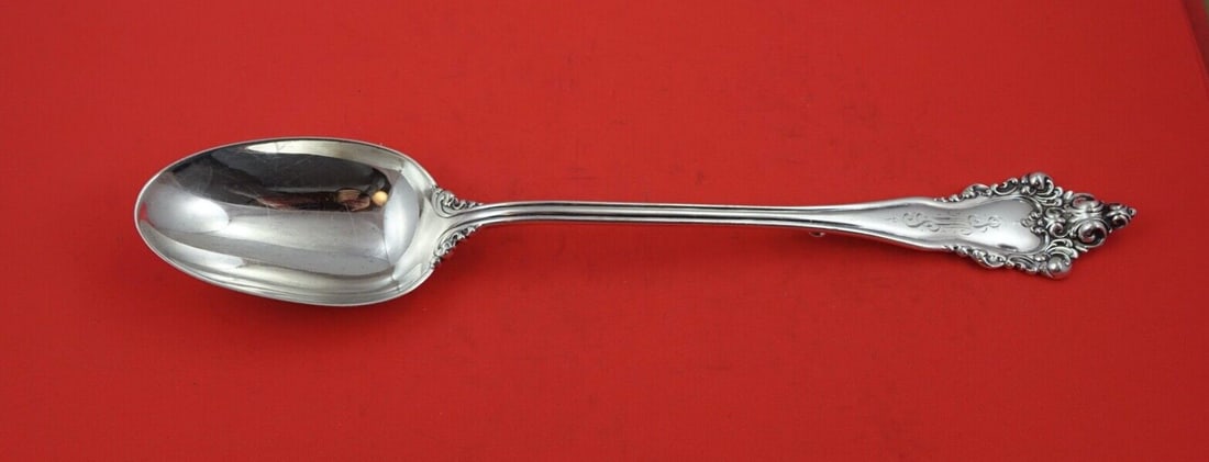 Reed and Barton La Splendide Sterling Silver Stuffing Spoon 12.5": Reed and Barton La Splendide Sterling Silver Stuffing Spoon 12.5" Presenting the exquisite La Splendide Stuffing Spoon by Reed and Barton, crafted from high-quality sterling silver. This elegant servi