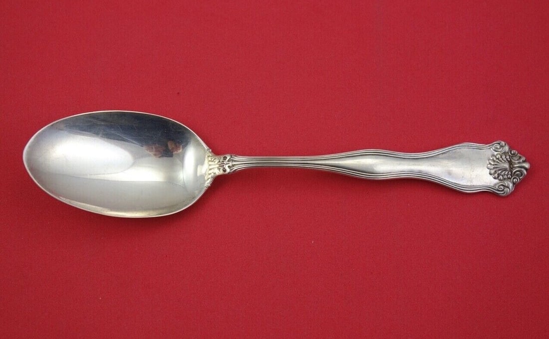 International Sterling Silver Serving Spoon Winchester Pattern 7 7/8" (1 of 2)