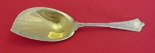 Tiffany Persian Sterling Silver Goldwashed Sorbet Server 9": Tiffany Persian Sterling Silver Goldwashed Sorbet Server 9" This exquisite 9" sorbet server, crafted in the iconic Persian pattern by Tiffany & Co., showcases the elegance of sterling silver with a lu