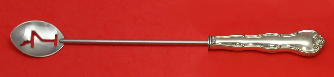 Gorham Rondo Sterling Silver Martini Spoon Custom Made 10": Gorham Rondo Sterling Silver Martini Spoon Custom Made 10" Elevate your cocktail experience with this exquisite Rondo by Gorham sterling silver martini spoon. Custom made with a hollow handle and a du