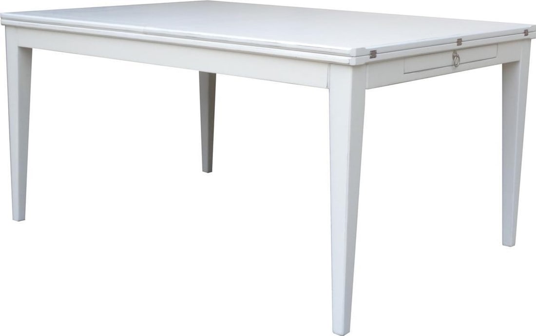 Trade Winds Easton Reunion Table Mahogany Riverwash Finish: Trade Winds Easton Reunion Table Mahogany Riverwash Finish The Timeless Easton Reunion Table is a stunning piece designed for families, featuring a classic English Traditional style. Crafted from a du