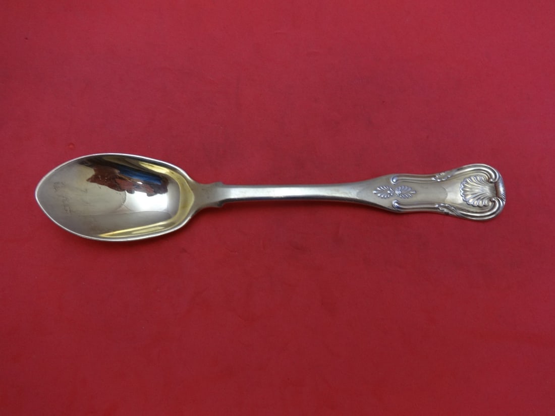 Tiffany & Co. Archibald Rogers Custom Sterling Silver Vermeil Ice Cream Spoon 6": Tiffany & Co. Archibald Rogers Custom Sterling Silver Vermeil Ice Cream Spoon 6" Indulge in a touch of elegance with this Archibald Rogers Custom ice cream spoon by Tiffany & Co. Crafted from sterling