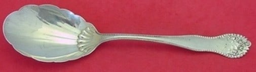 Gorham Lancaster Sterling Silver Berry Spoon 8 3/4" Serving Spoon: Gorham Lancaster Sterling Silver Berry Spoon 8 3/4" Serving Spoon This exquisite serving spoon features the elegant Lancaster pattern by Gorham, crafted from high-quality sterling silver. With a lengt