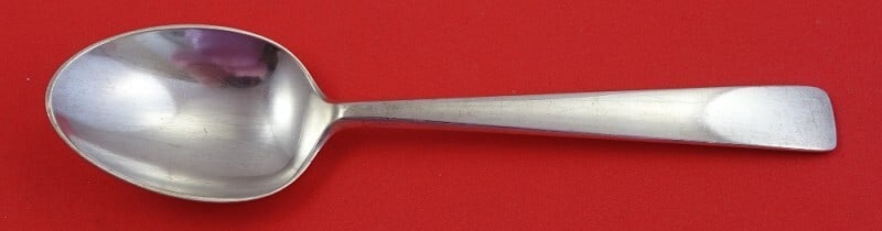 Georg Jensen Margrethe Sterling Silver Teaspoon Mid-Century Modern 5 3/4": Georg Jensen Margrethe Sterling Silver Teaspoon Mid-Century Modern 5 3/4" This exquisite teaspoon from the Margrethe pattern by Georg Jensen showcases the elegance of Mid-Century Modern design. Crafte