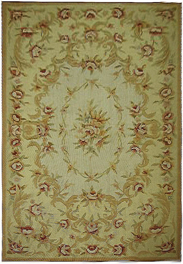 3' x 5' Ivory Hand-knotted Needlepoint Area Rug from China: 3' x 5' Ivory Hand-knotted Needlepoint Area Rug from China Free continental US Shipping Introducing our exquisite 3' x 5' Ivory Needlepoint Area Rug, a captivating blend of tradition and elegance. Han