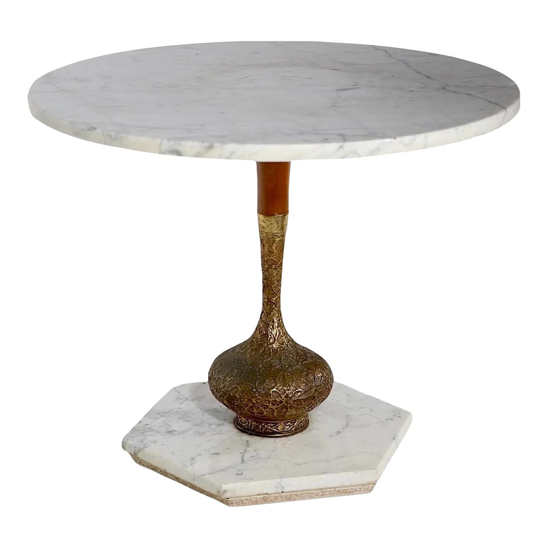 Vintage I Dream of Jeanie Style Marble Top End Table Made in Italy (1 of 10)