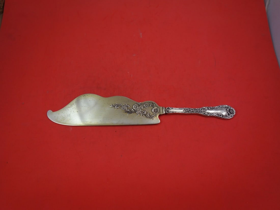 Dominick & Haff Number 10 Sterling Silver Ice Cream Slice 12": Dominick & Haff Number 10 Sterling Silver Ice Cream Slice 12" This exquisite ice cream slice is crafted from sterling silver and features the elegant Number 10 pattern by Dominick & Haff. Measuring 12