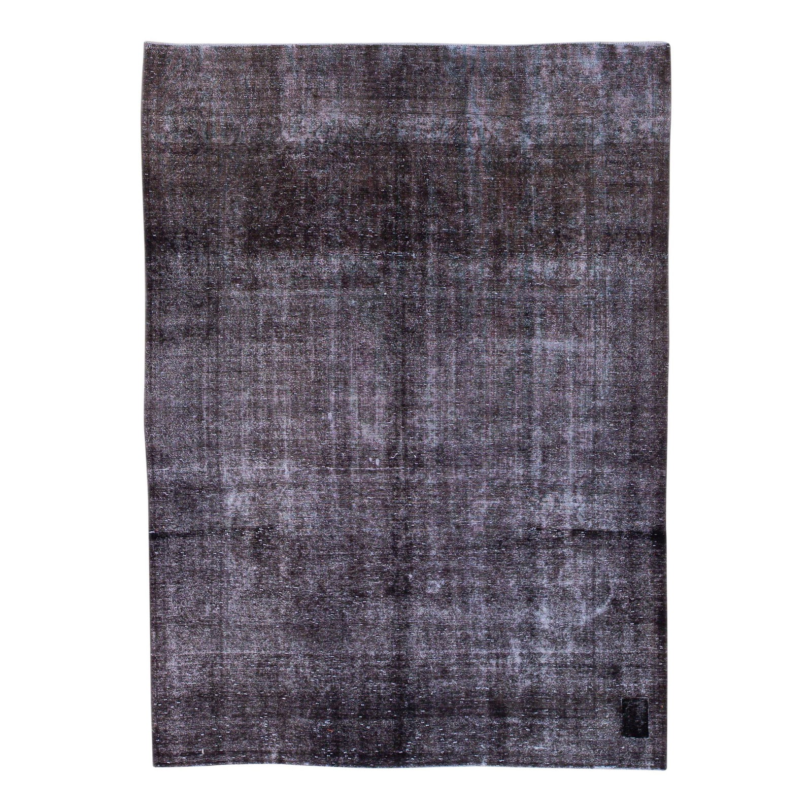 Vintage Hand-Knotted Brown Wool Rug 9'4" x 12'6" Distressed Design: Vintage Hand-Knotted Brown Wool Rug 9'4" x 12'6" Distressed Design This stunning vintage wool rug features a beautiful all-over distressed design set against a rich brown field. Hand-knotted with care