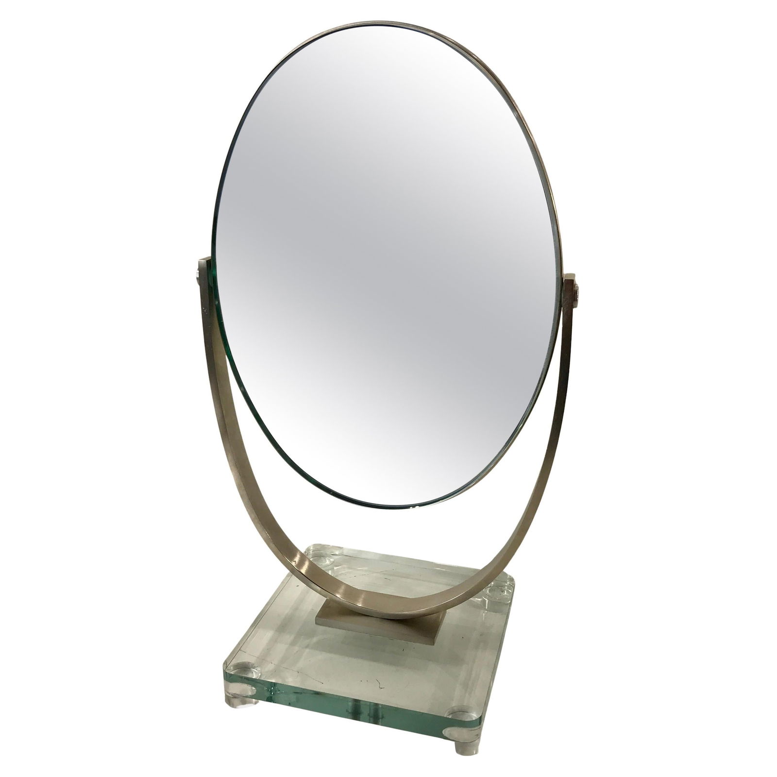 Mid-Century Modern Charles Hollis Jones Vanity Mirror in Lucite (1 of 9)