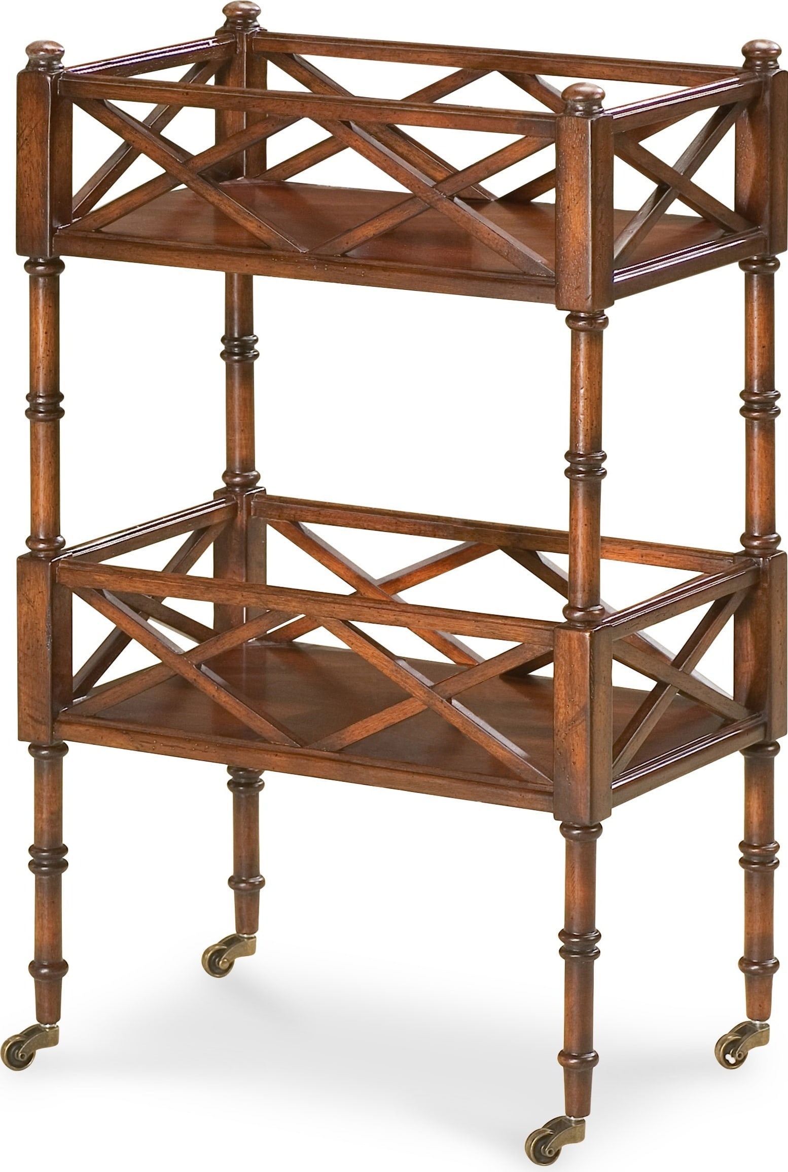 Butler Foster Bar Cart Antique Style with Brass Casters: Butler Foster Bar Cart Antique Style with Brass Casters Introducing the Elegant Foster Bar Cart, a stunning addition to any home that embodies vintage charm with modern functionality. This bar cart fe