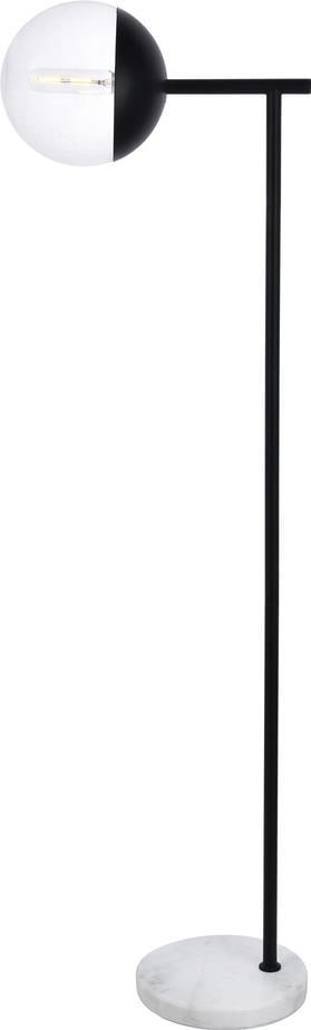 Elegant Lighting Eclipse Modern Floor Lamp Clear Glass 50.50in: Elegant Lighting Eclipse Modern Floor Lamp Clear Glass 50.50in Illuminate your space with the Modern Eclipse Floor Lamp, a perfect blend of style and functionality. Standing at a height of 50.50 inche