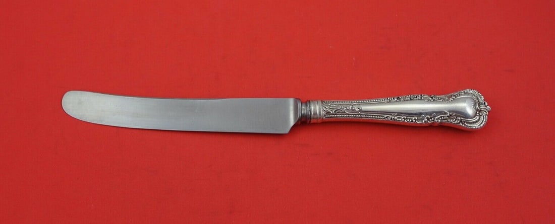 Durgin Cromwell Sterling Silver Dinner Knife 9.5 Old French Blade: Durgin Cromwell Sterling Silver Dinner Knife 9.5 Old French Blade This exquisite dinner knife from the Cromwell pattern by Durgin showcases classic elegance and craftsmanship. Made of high-quality ste