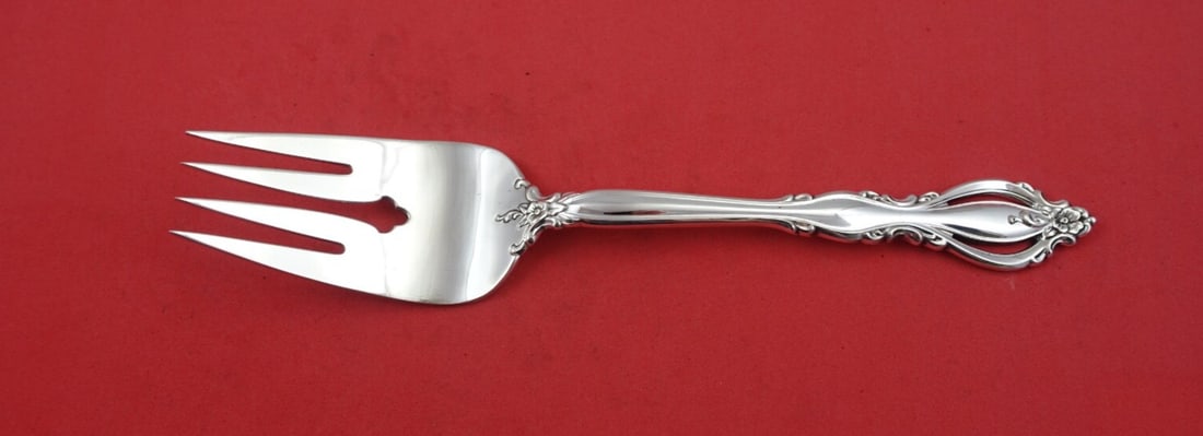 International Sterling Silver Grande Regency Cold Meat Fork 8 7/8": International Sterling Silver Grande Regency Cold Meat Fork 8 7/8" This exquisite cold meat fork features the elegant Grande Regency pattern by International Sterling. Crafted from high-quality sterli