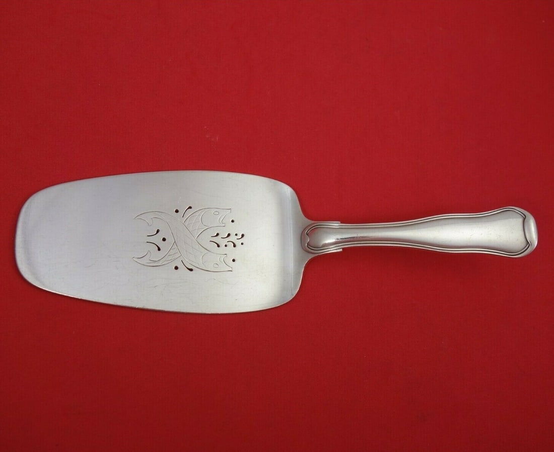Cohr Old Danish Sterling Silver Fish Server 8 5/8 Inch Flat Handle: Cohr Old Danish Sterling Silver Fish Server 8 5/8 Inch Flat Handle This exquisite fish server from Cohr showcases the elegant Old Danish pattern, reflecting a timeless design perfect for any dining oc