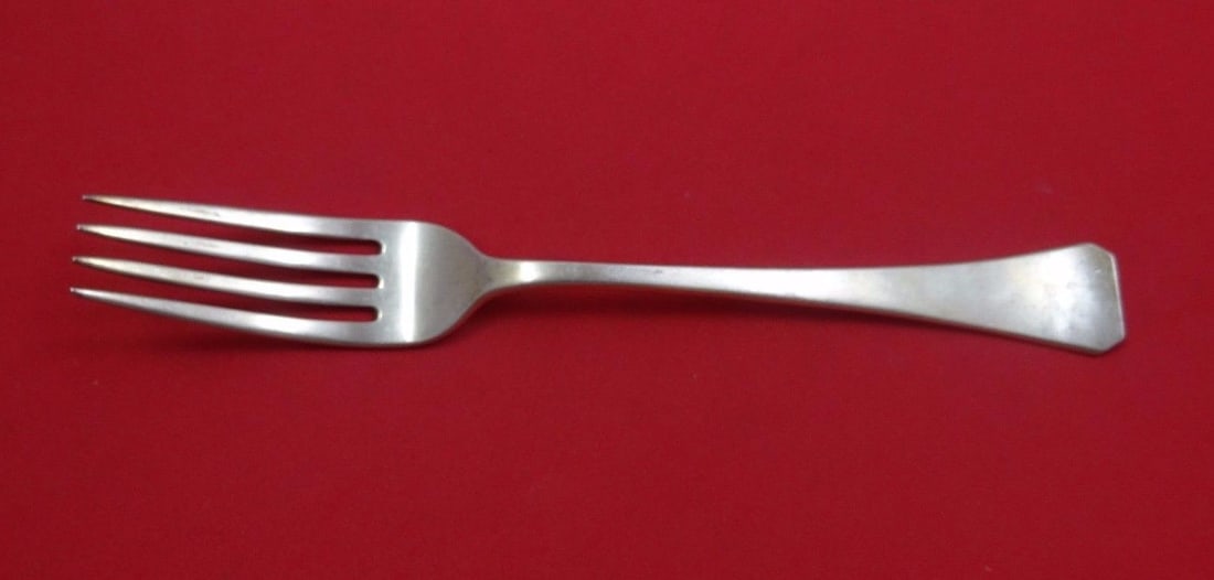 Porter Blanchard Square Sterling Silver Fork 7 Inch 1800s: Porter Blanchard Square Sterling Silver Fork 7 Inch 1800s This exquisite Sterling Silver Regular Fork from the 'Square' pattern by Porter Blanchard dates back to the 1800-1849 period. Measuring 7 inch