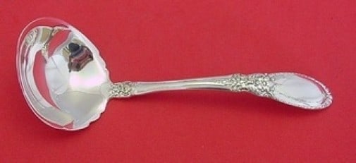 Towle Sterling Silver Gravy Ladle Old Mirror Pattern 6 3/4 inch: Towle Sterling Silver Gravy Ladle Old Mirror Pattern 6 3/4 inch This exquisite gravy ladle, crafted by Towle, showcases the timeless Old Mirror pattern. Made from high-quality sterling silver, this la