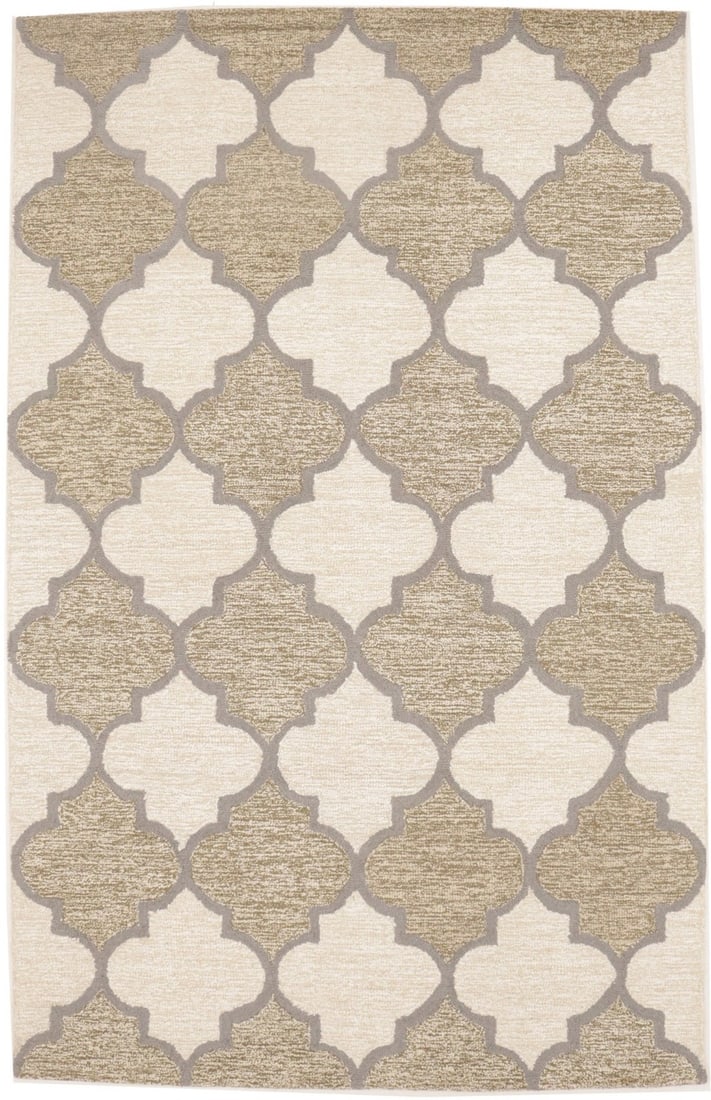 Modern Multicolored Hand-Tufted 5x8 Trellis Area Rug: Modern Multicolored Hand-Tufted 5x8 Trellis Area Rug Transform your living space with this stunning 5'0" x 8'0" hand-tufted multicolored trellis rug, perfect for modern decor. Crafted in India, this w