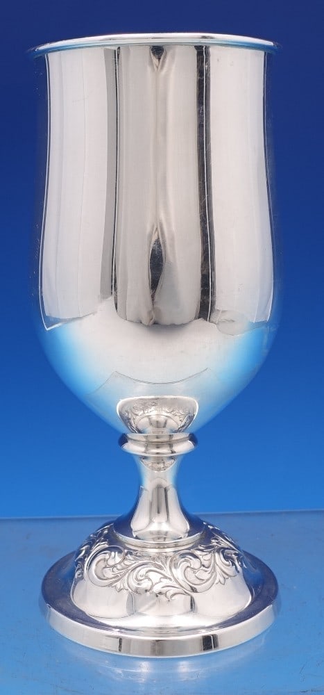 Towle Old Master Sterling Silver Wine Goblet 5 3/4" #268: Towle Old Master Sterling Silver Wine Goblet 5 3/4" #268 This exquisite wine goblet from the Old Master pattern by Towle is crafted from high-quality sterling silver, showcasing traditional early Vict