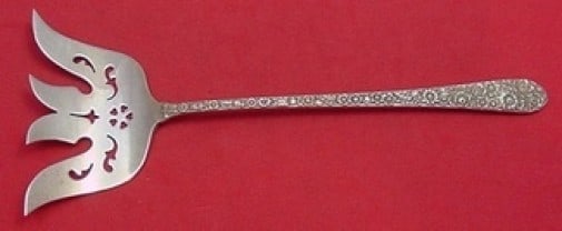 Alvin Bridal Bouquet Sterling Silver Serving Fork 7.5" Pierced Floral Design: Alvin Bridal Bouquet Sterling Silver Serving Fork 7.5" Pierced Floral Design This elegant serving fork is a beautiful representation of the Bridal Bouquet pattern by Alvin. Made of high-quality sterli