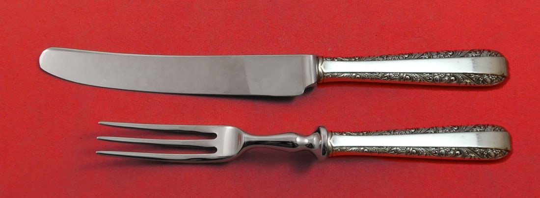 Towle Candlelight Sterling Silver 2-Piece Fruit Set Knife Fork: Towle Candlelight Sterling Silver 2-Piece Fruit Set Knife Fork Introducing the Candlelight by Towle Sterling Silver Fruit Set, a stunning 2-piece collection that brings elegance to your dining experie