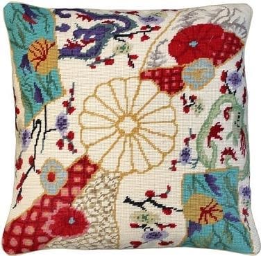 Chinoiserie Style Imari Dragon Throw Pillow 18x18: Chinoiserie Style Imari Dragon Throw Pillow 18x18 Introducing the 18th Century Inspired Imari Dragon Throw Pillow, a beautiful addition to your home decor. This pillow features a striking Chinoiserie