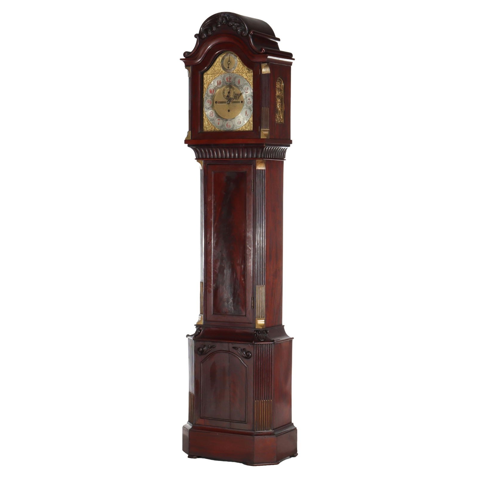 Late 19th Century Mahogany Tall Case Clock by J. E. Caldwell Philadelphia (1 of 18)