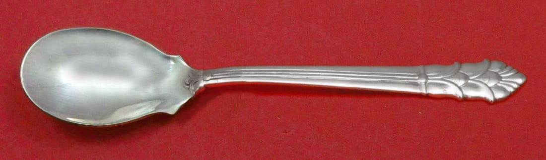 Tiffany & Co. Palmette Sterling Silver Custom Ice Cream Spoon 5 3/4": Tiffany & Co. Palmette Sterling Silver Custom Ice Cream Spoon 5 3/4" Indulge in elegance with this custom-made ice cream spoon from Tiffany & Co., featuring the exquisite Palmette pattern. Crafted fro