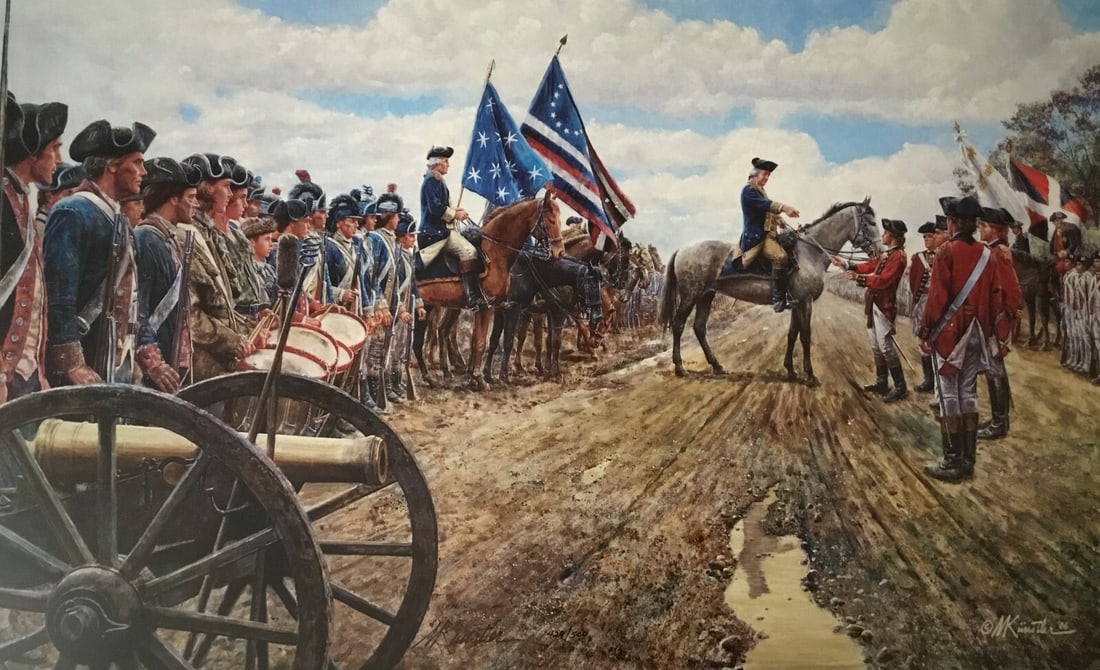 Mort Kunstler The World Turned Upside Down Signed Limited Edition Print (1 of 1)