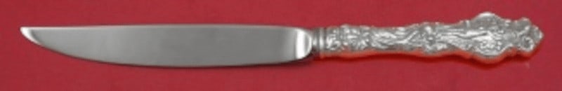 Wallace Irian Sterling Silver Custom Steak Knife 8 Inch Not Serrated: Wallace Irian Sterling Silver Custom Steak Knife 8 Inch Not Serrated This exquisite Irian by Wallace steak knife features a custom-made hollow handle crafted from sterling silver, paired with a stainl