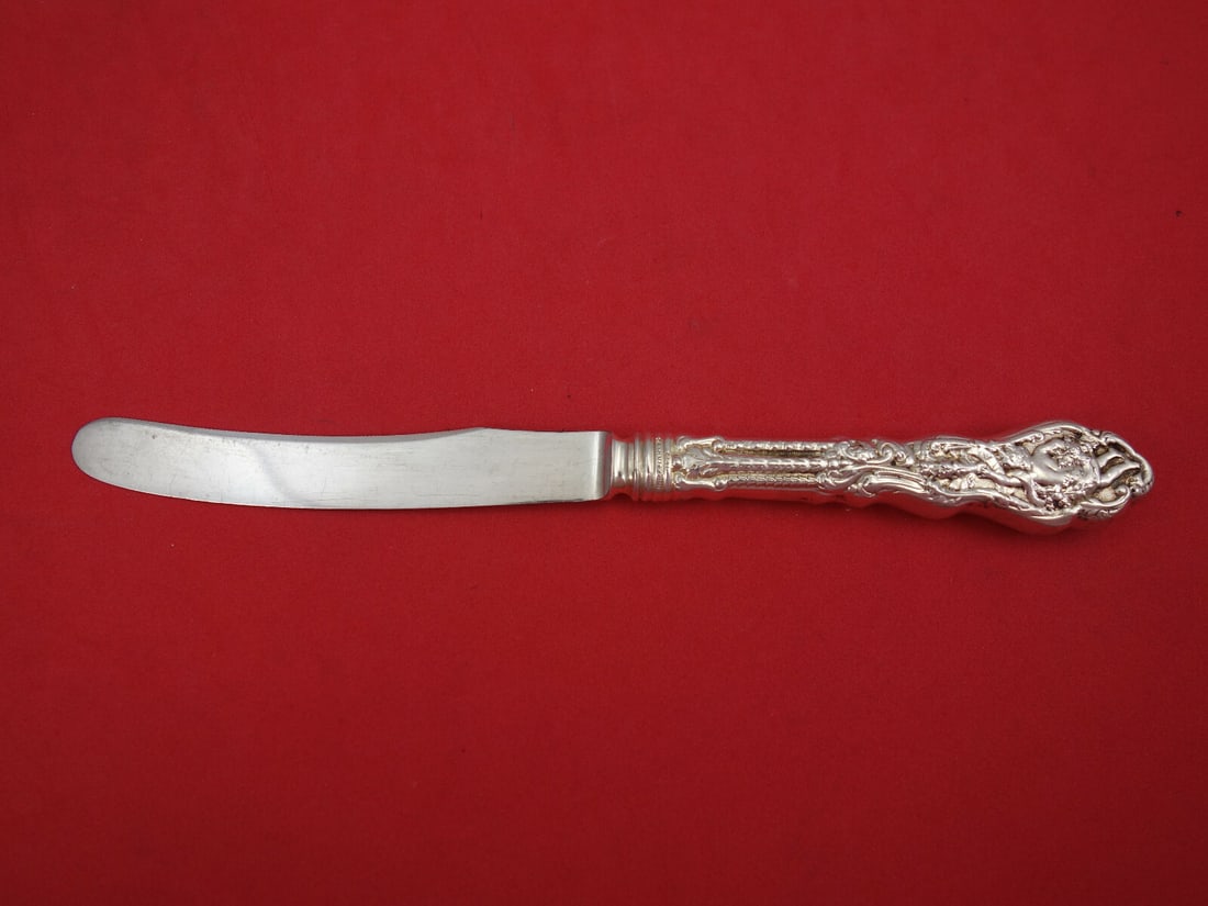 Gorham Versailles Sterling Silver Citrus Knife 7.5 Inch Serrated Blade: Gorham Versailles Sterling Silver Citrus Knife 7.5 Inch Serrated Blade This exquisite citrus knife features a hollow handle crafted from sterling silver in the elegant Versailles pattern by Gorham, me