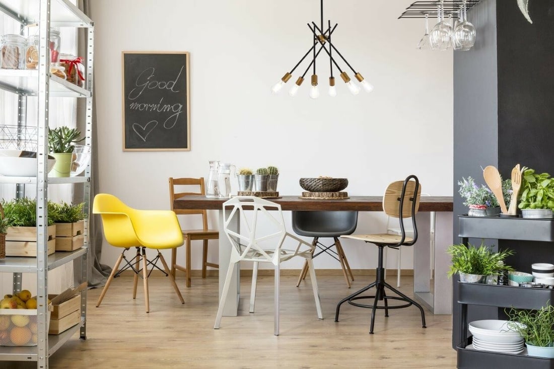 Lucca 6-Light Brass Black Modern Adjustable Sputnik Chandelier 23 Inch: Lucca 6-Light Brass Black Modern Adjustable Sputnik Chandelier 23 Inch This modern sputnik-style chandelier features a contemporary brass and black finish, constructed from steel and metal. It offers