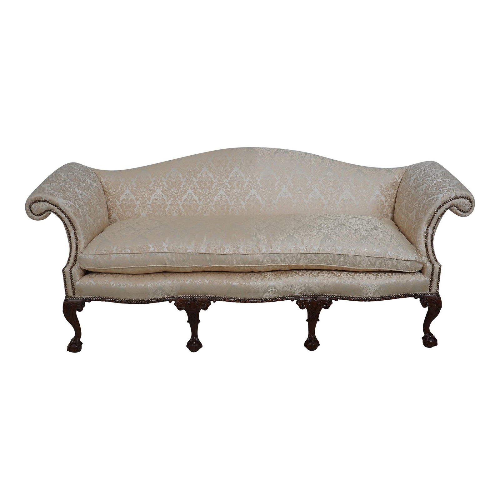 Kittinger CW-174 Colonial Williamsburg Sofa Light Heirloom Collection: Kittinger CW-174 Colonial Williamsburg Sofa Light Heirloom Collection This exquisite Kittinger CW-174 Colonial Williamsburg Sofa, crafted around 1979, features high-quality construction with elegant s