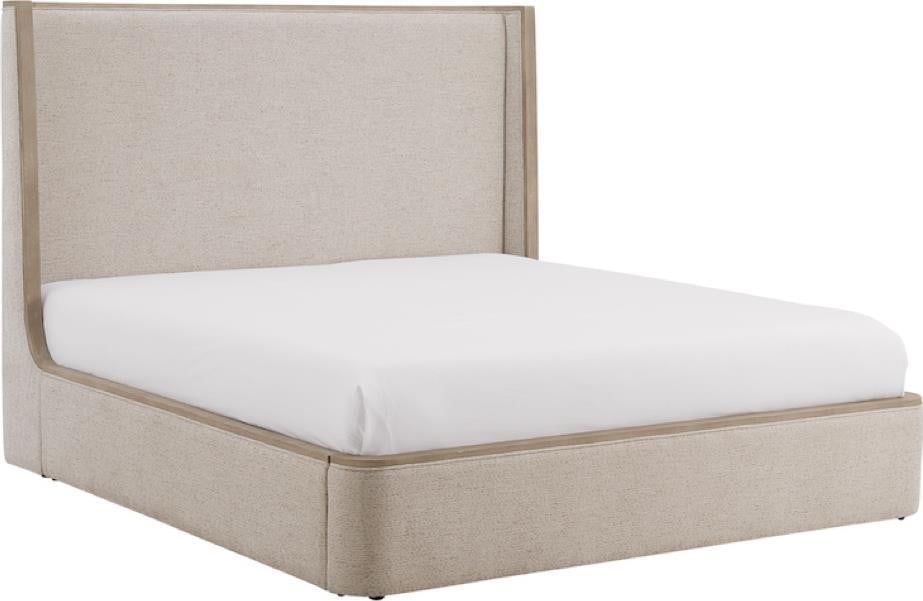 Alder Tweed Warner Queen Bed Balboa Mist Finish: Alder Tweed Warner Queen Bed Balboa Mist Finish Introducing the Elegant Warner Queen Bed, a stunning addition to your bedroom that combines charm and functionality. This bed features a height of 59.50