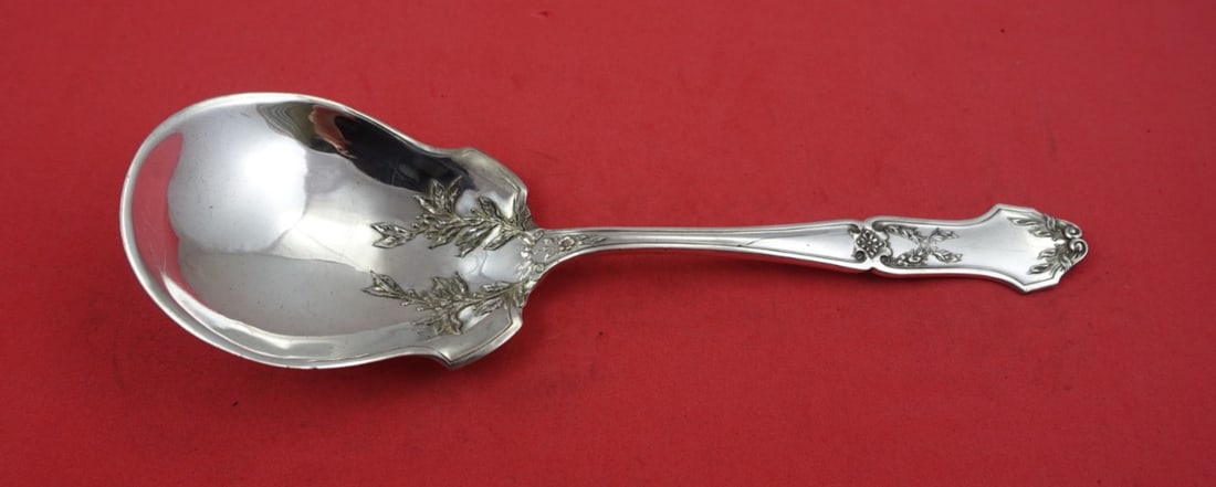 International Sterling Silver La Rochelle Berry Spoon 8.5": International Sterling Silver La Rochelle Berry Spoon 8.5" This exquisite La Rochelle berry spoon by International is crafted from sterling silver and measures 8 1/2 inches in length. The spoon showca