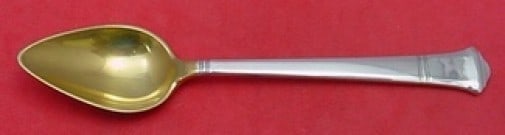 Tiffany & Co. Windham Sterling Silver Grapefruit Spoon Goldwashed 5 7/8": Tiffany & Co. Windham Sterling Silver Grapefruit Spoon Goldwashed 5 7/8" This exquisite grapefruit spoon is part of the Windham pattern by Tiffany & Co., crafted from high-quality sterling silver and