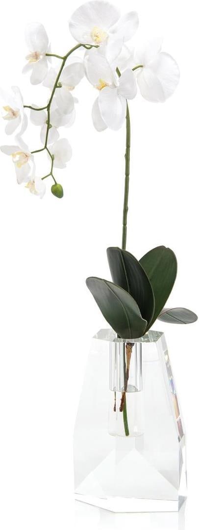 Custom Crystal Orchid Vase by Fran Bearden 29H 13W 11D (1 of 1)