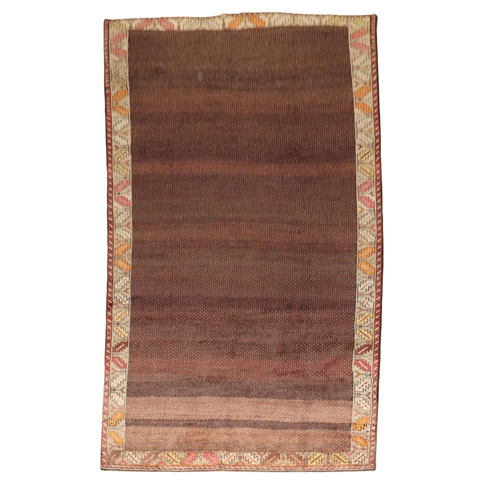 Zabihi Collection Hand-Knotted Wool Turkish Vintage Rug 7' x 12'10" (1 of 8)