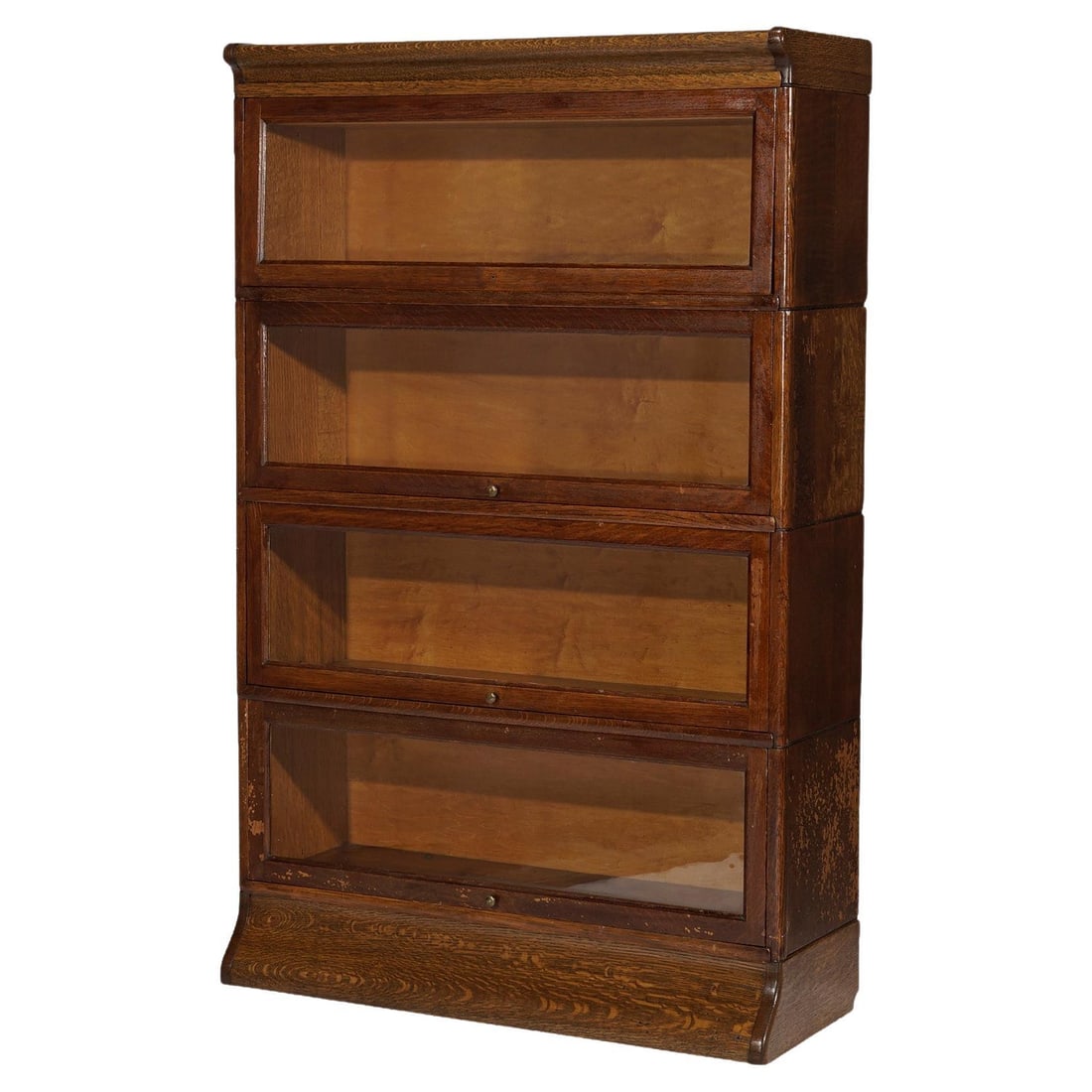 Macey Four Stack Oak Barrister Bookcase Arts and Crafts Circa 1910 (1 of 14)