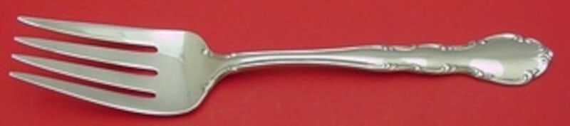 Gorham Andante Sterling Silver Vintage Cold Meat Fork 8.25": Gorham Andante Sterling Silver Vintage Cold Meat Fork 8.25" This vintage cold meat fork is a stunning piece from the Andante pattern by Gorham, crafted from high-quality sterling silver. Measuring 8 1