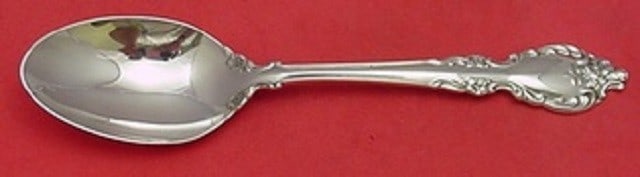 Oneida Botticelli Sterling Silver Serving Spoon 8.25 Inch: Oneida Botticelli Sterling Silver Serving Spoon 8.25 Inch This exquisite serving spoon is crafted from sterling silver, featuring the elegant Botticelli pattern by Oneida. Measuring 8 1/4 inches, this