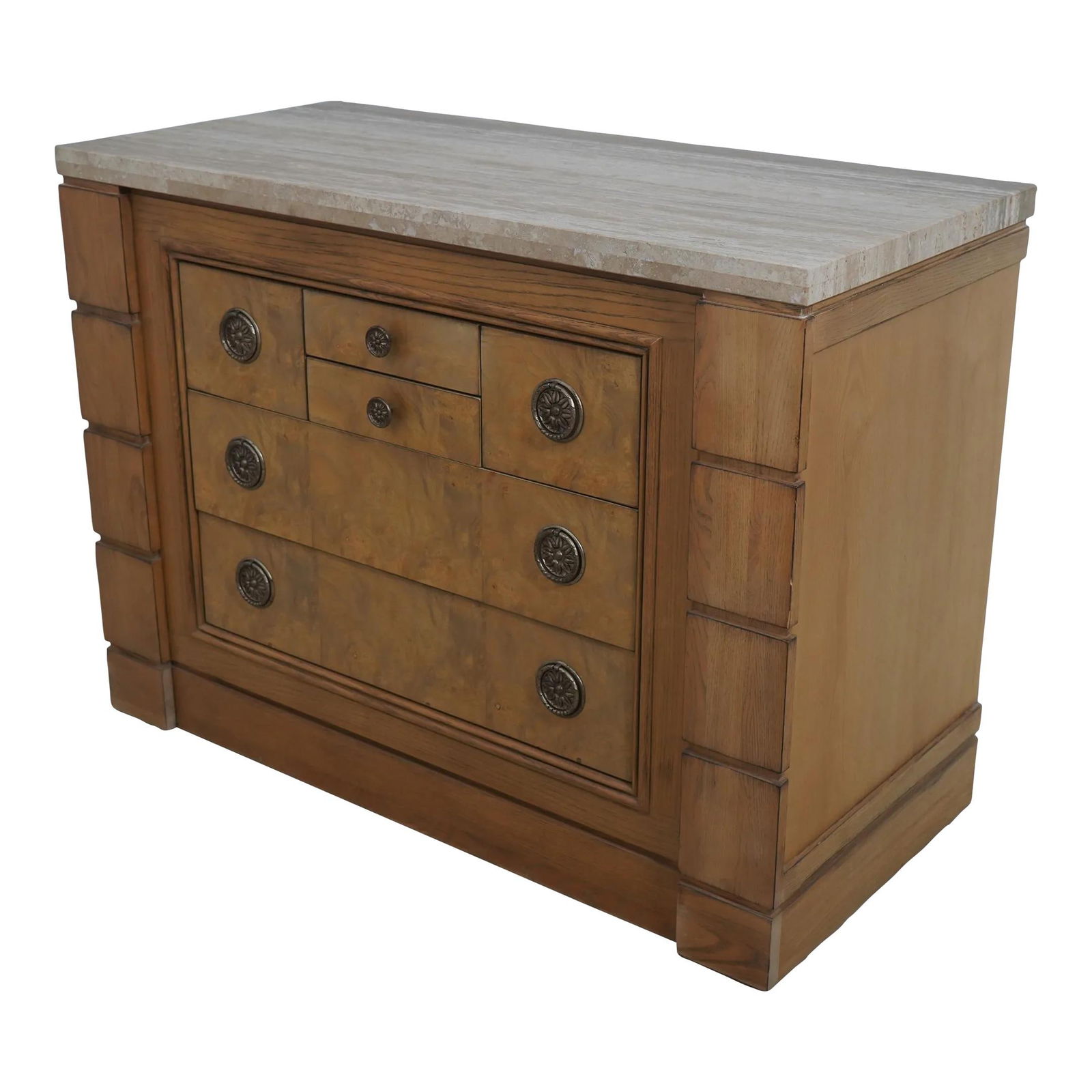 Drexel Insignia Modern Chest with Stone Top 45.5" Wide: Drexel Insignia Modern Chest with Stone Top 45.5" Wide This Drexel Modern Design Chest or Dresser features a stunning marble or stone top, enhancing its stylish appeal. Part of the Insignia Collection