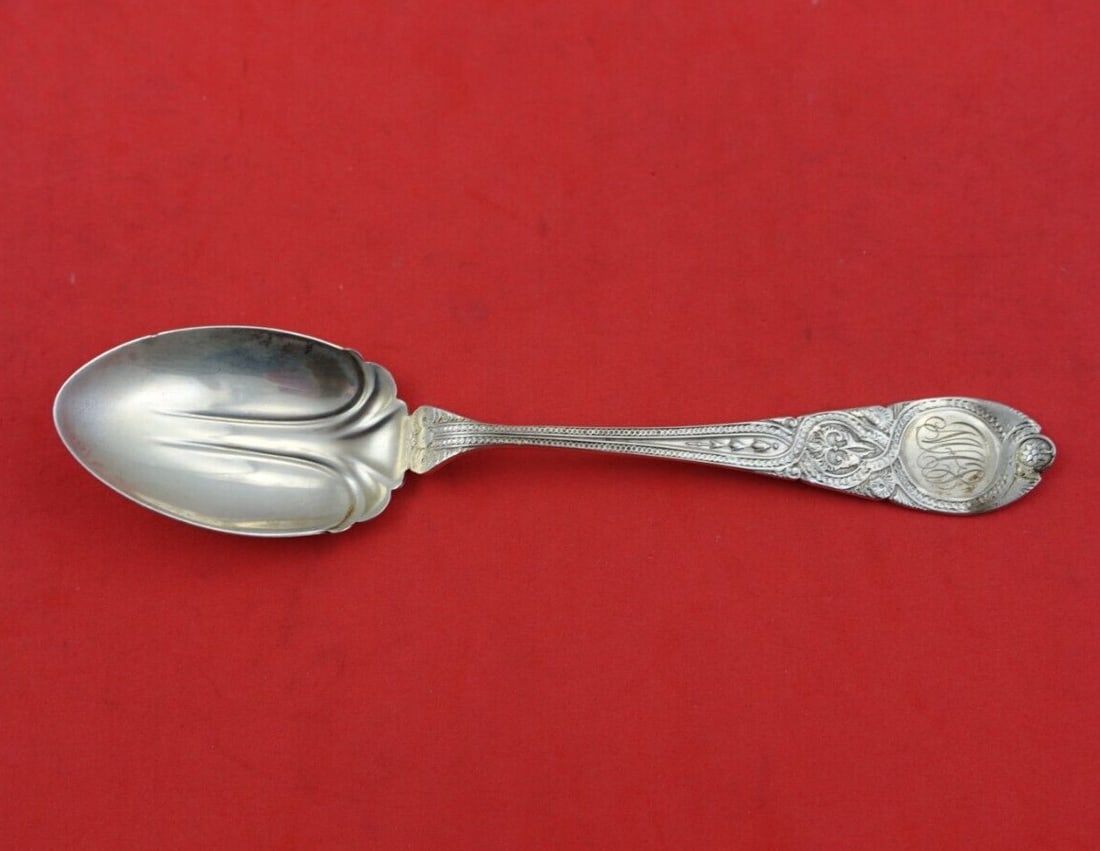 Wendt Moresque Sterling Silver Fluted Ice Cream Spoon 6 Inch: Wendt Moresque Sterling Silver Fluted Ice Cream Spoon 6 Inch Indulge in the elegance of the Moresque ice cream spoon by Wendt, a stunning piece of heirloom silverware crafted from sterling silver. Thi