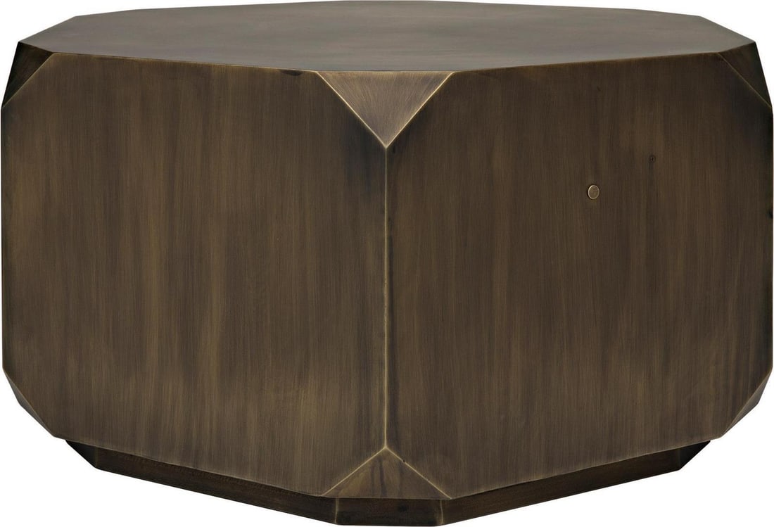 Elegant Tytus Coffee Table by Noir in Aged Brass Finish (1 of 7)