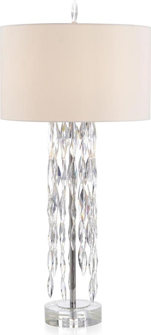 John-Richard Marquise Crystal Table Lamp Hollywood Regency Design: John-Richard Marquise Crystal Table Lamp Hollywood Regency Design Illuminate your space with the elegant Marquise Crystal Table Lamp, featuring a stunning round shade that beautifully complements any