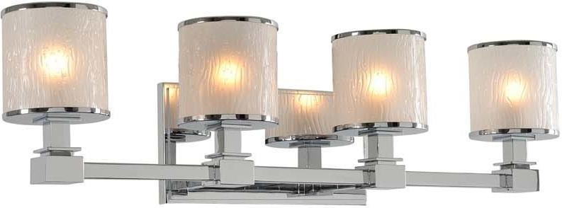 Kalco Destin Chrome 4-Light Dimmable Bathroom Fixture: Kalco Destin Chrome 4-Light Dimmable Bathroom Fixture Illuminate your bathroom with the Elegant Destin Chrome Bathroom Lighting Fixture, a stunning addition that combines style with functionality. Des